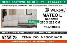 WERSAL - MATEO L NAROŻNIK TK.ARTICO 3